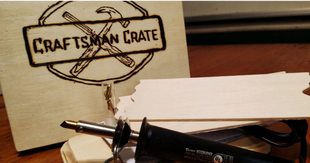 Craftsman Crate Wood-burning Kit 